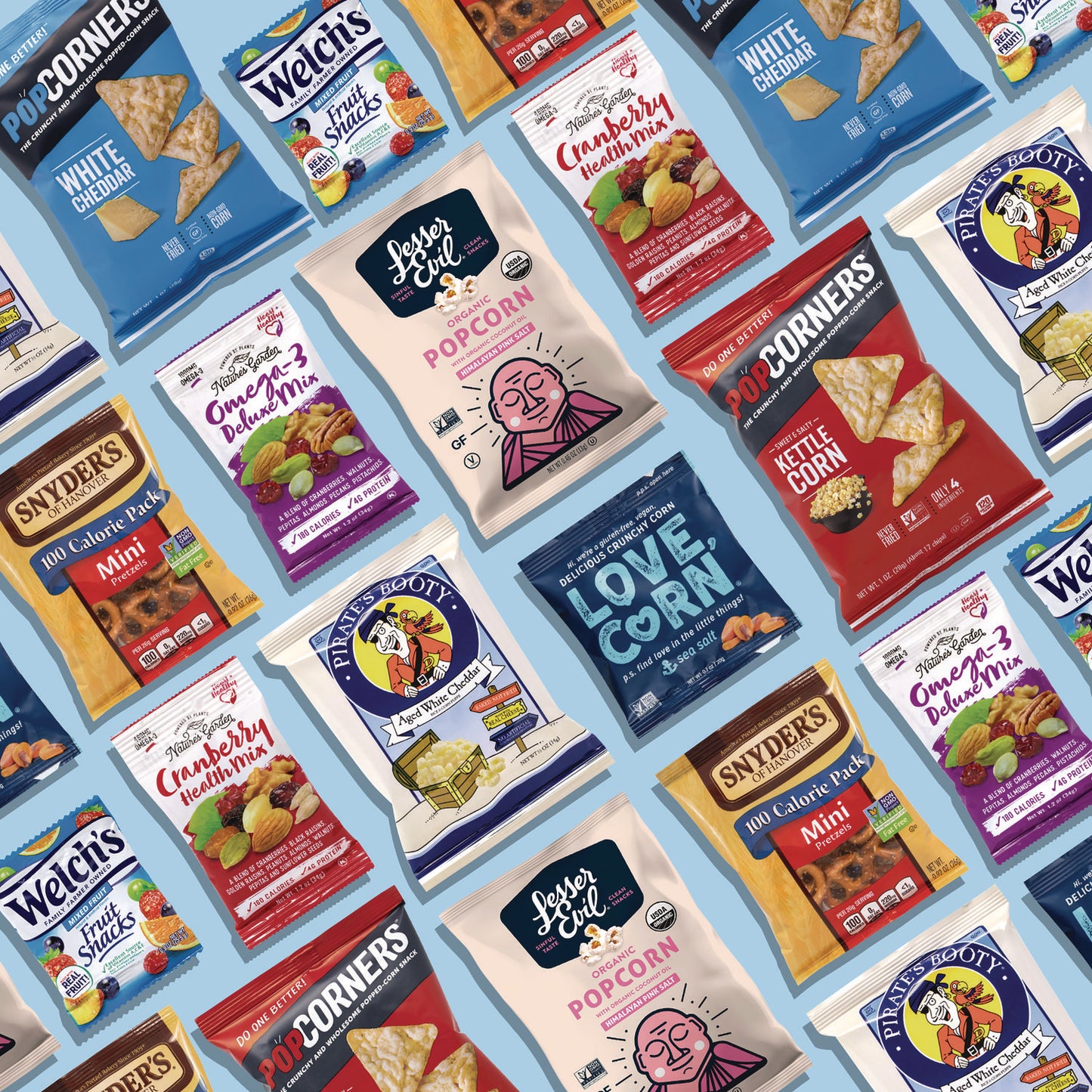 Better For You Snack Box, 37 Assorted Snacks/Box