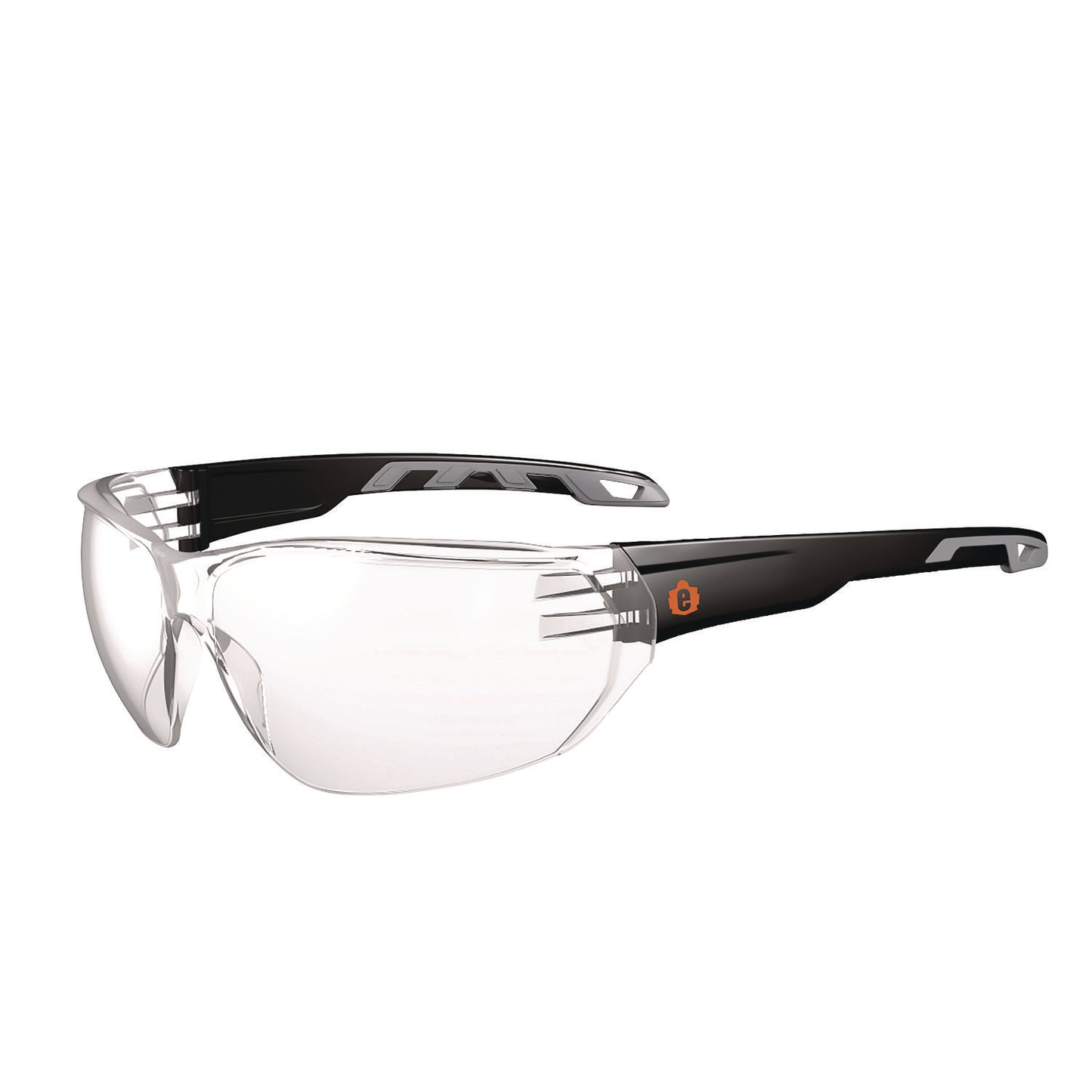 Skullerz VALI Anti-Scratch Enhanced Anti-Fog Safety Glasses, Frameless, Clear Single Lens