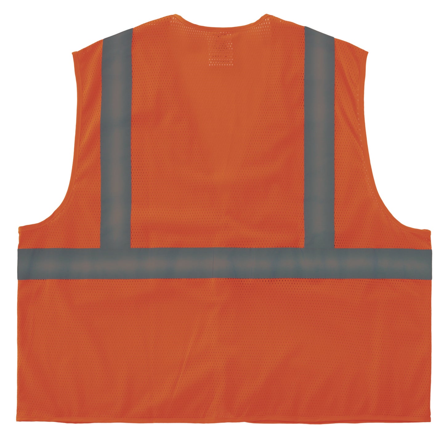 GloWear 8205HL-ECO Class 2 Recycled Hi-Vis Vest, Mesh, Polyester, Small/Medium, Orange