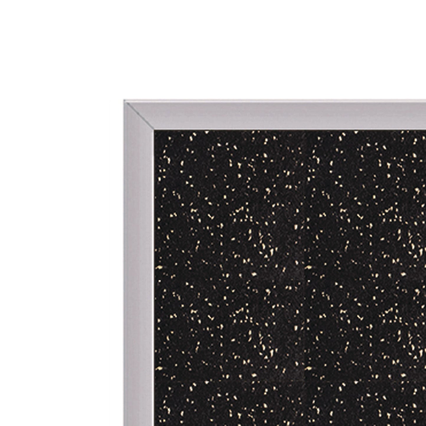 Recycled Bulletin Board, 87.91 x 48.5, Tan Speckled Surface, Satin Aluminum Frame