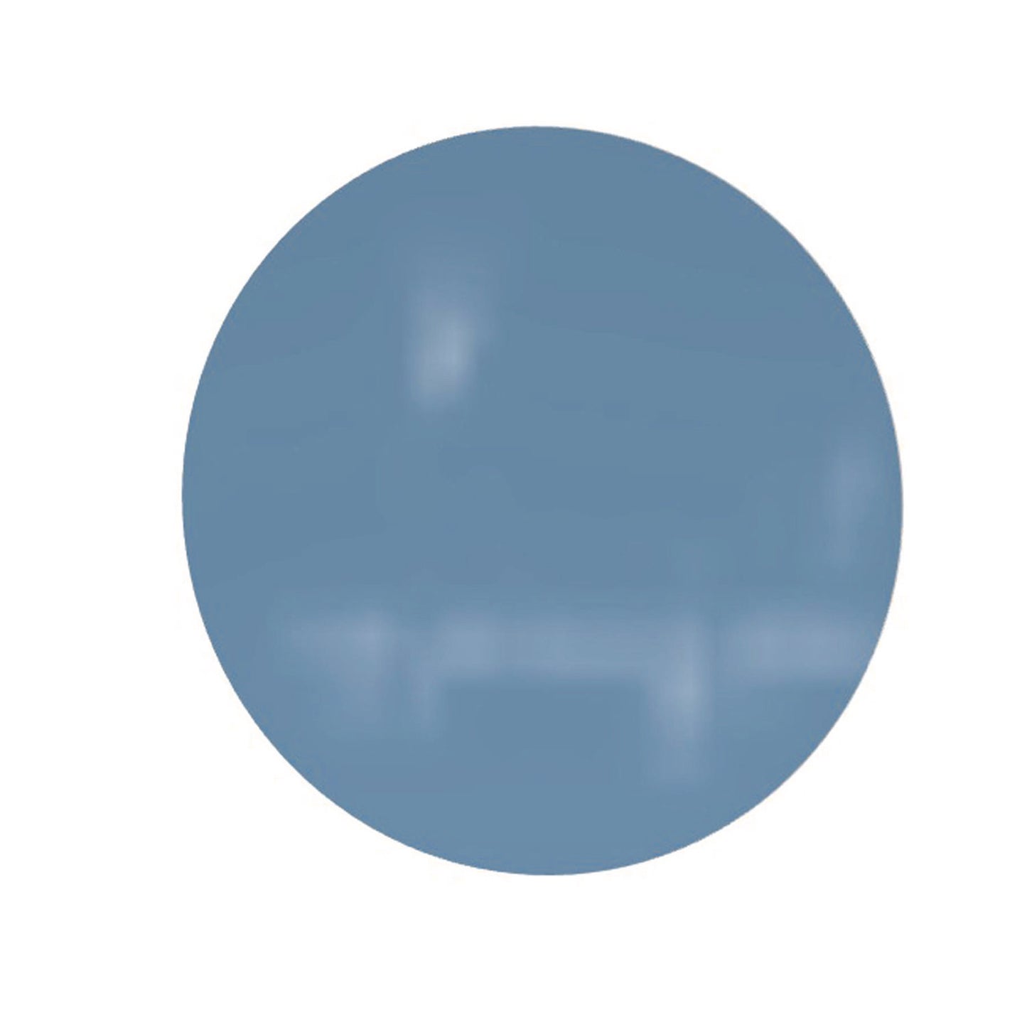 Coda Low Profile Circular Non-Magnetic Glassboard, 24 x 24, Denim Surface