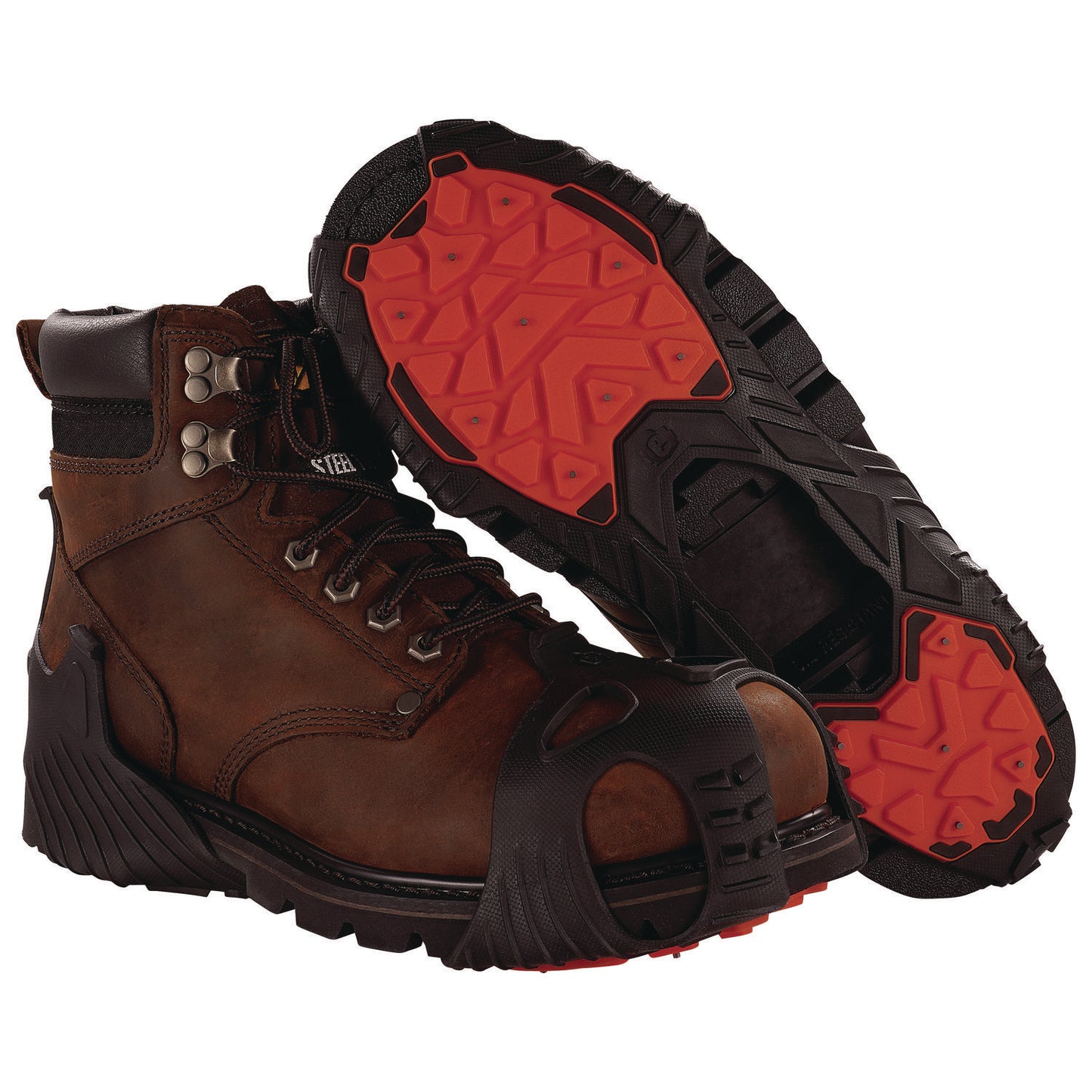 TREX 6306 Ice Traction Cleats, X-Large, Black, Pair