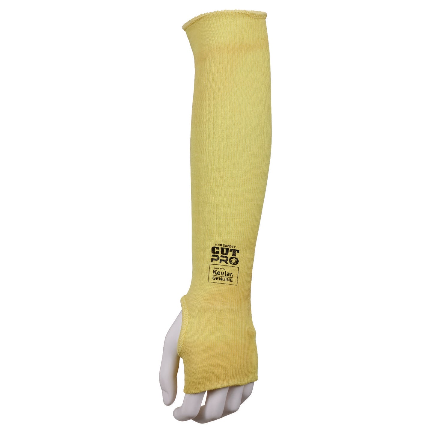 Economy Series DuPont Kevlar Fiber Sleeve, One Size Fits Most, Yellow
