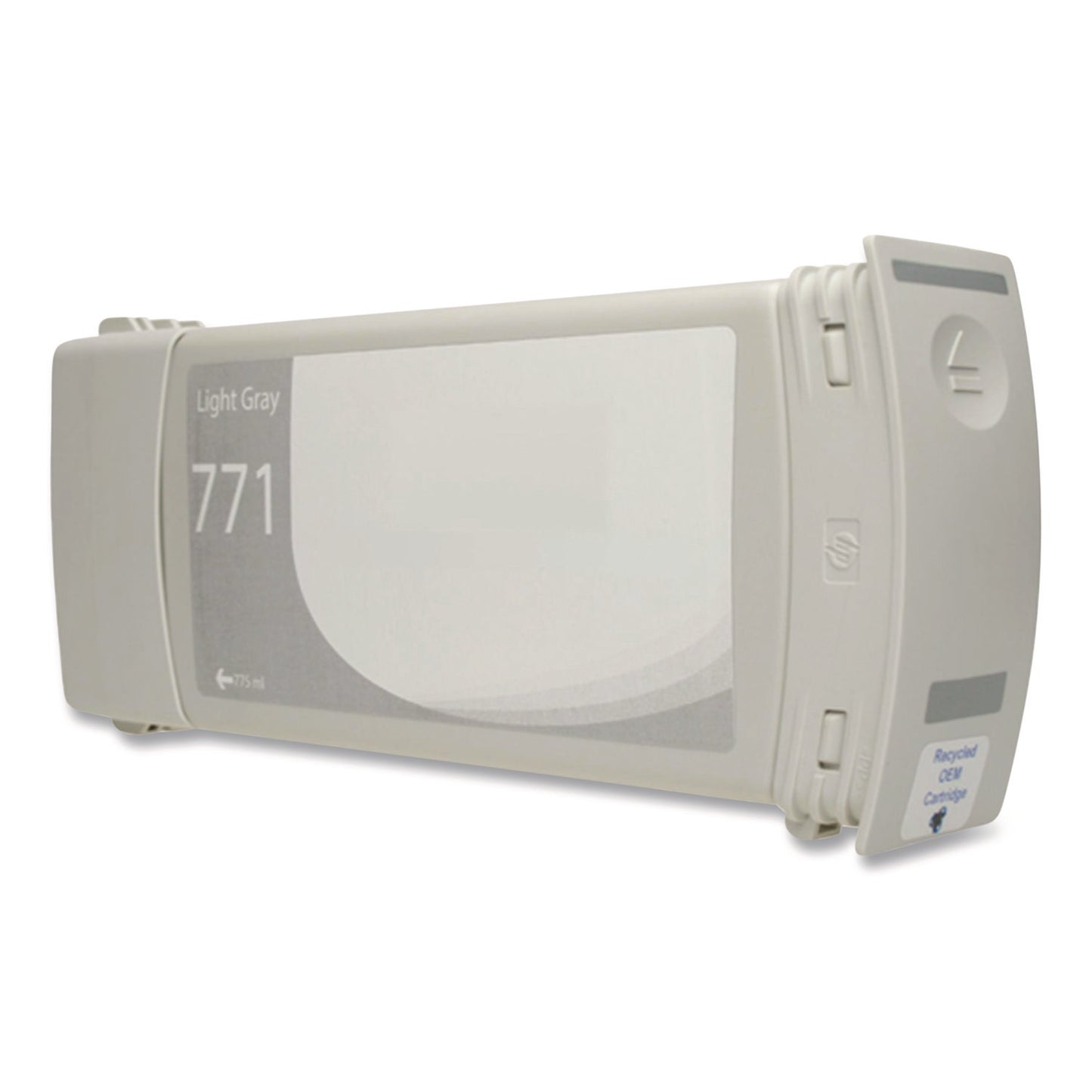Remanufactured Light Gray Ink, Replacement for 771 (CE044A, B6Y22A), 775 mL