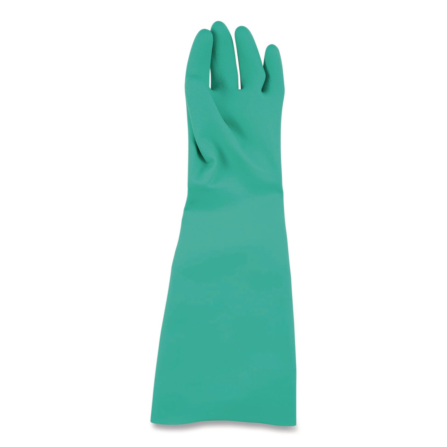 Nitrile Dishwashing Gloves, 21" Long, Large, Green, Pair