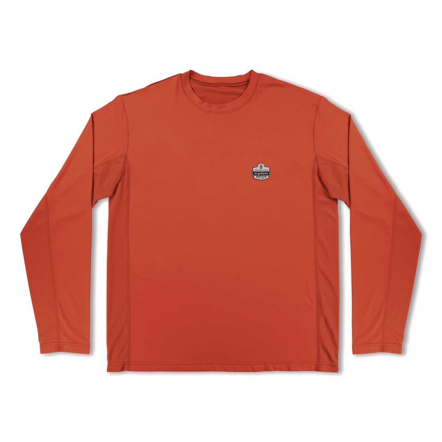 Chill-Its 6689 Cooling Long Sleeve Sun Shirt with UV Protection, 2X-Large, Orange