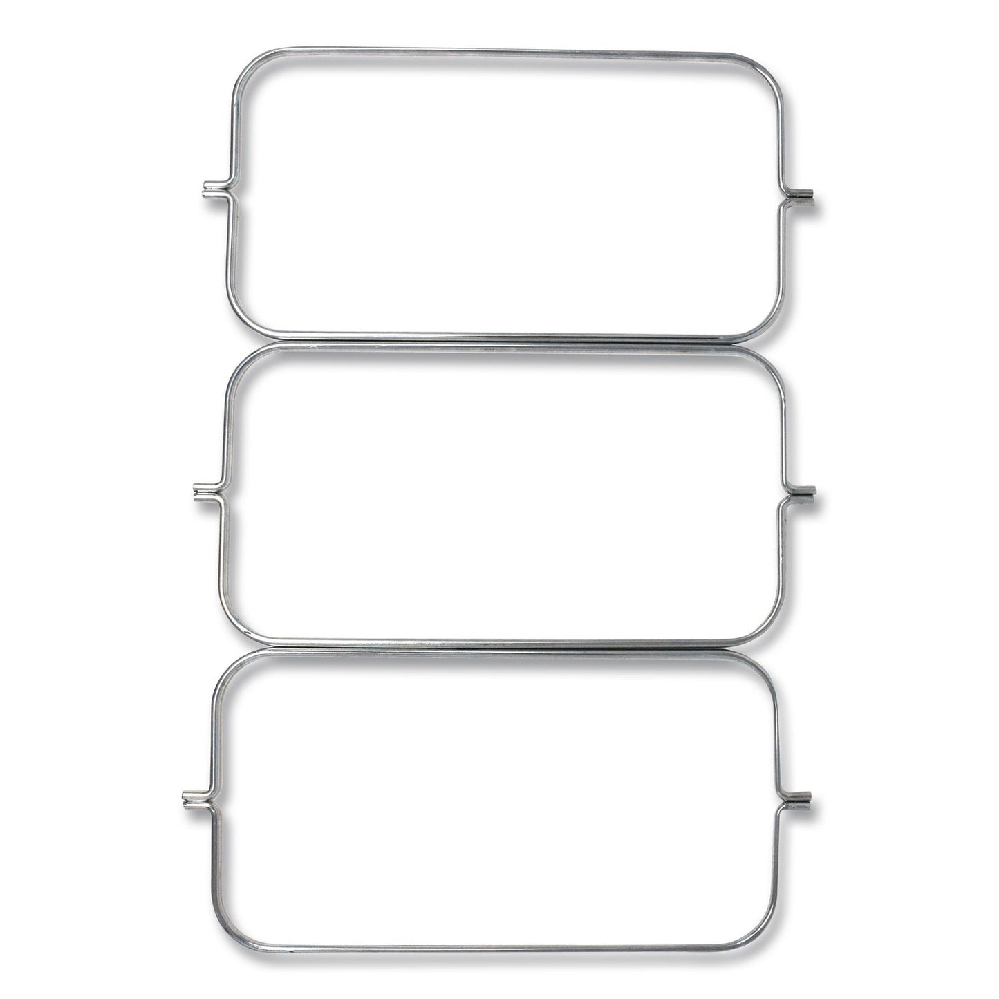 Triple Waste Wire Bag Holder for Rubbermaid Commercial Janitorial and Housekeeping Carts, 3 x 12.5 x 0.13, Steel