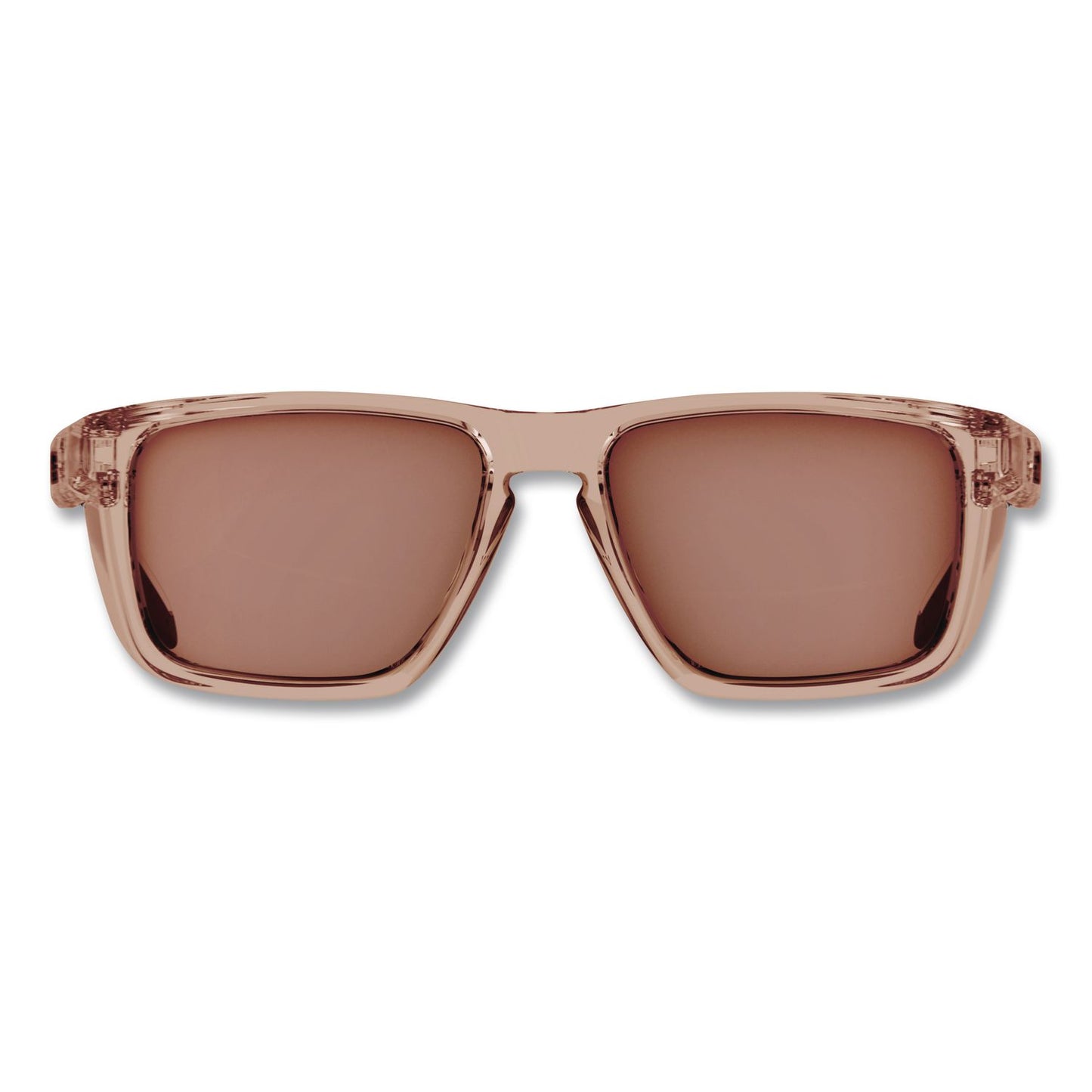 Skullerz SIXTEN Anti-Scratch Enhanced Anti-Fog Safety Glasses with Side Shields, Translucent Tan Full Frame, Tan Dual Lens