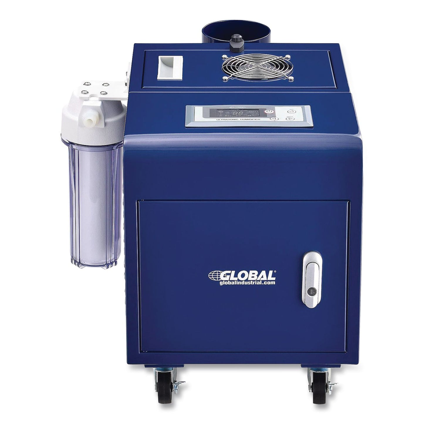 Ultrasonic Humidifier, 38 pt Tank Capacity, 300 pt Output, 13.75 x 23.62 x 18.25, Blue