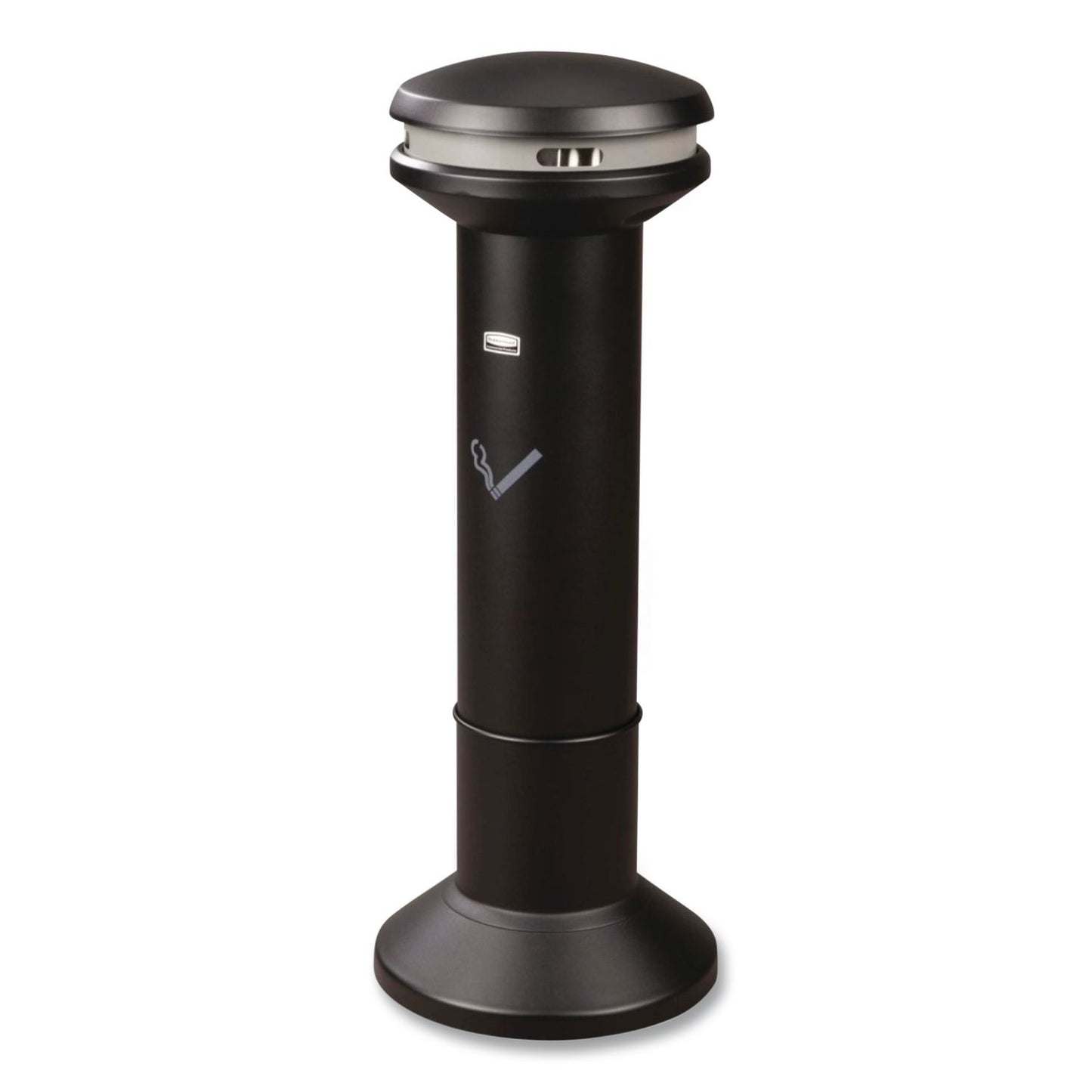 Infinity Ultra-High Capacity Smoking Receptacle, 6.7 gal, 15.5 dia x 41.5h, Black