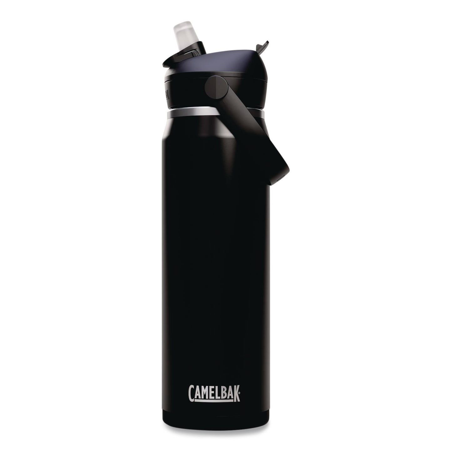 Thrive FlipStraw Stainless Steel Vacuum Insulated Water Bottle, 32 oz, Navy