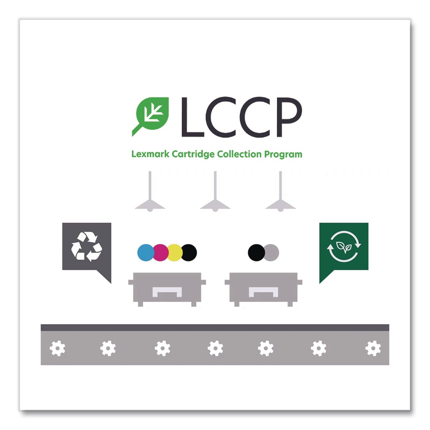 C734a1kg Return Program Toner, 8,000 Page-Yield, Black