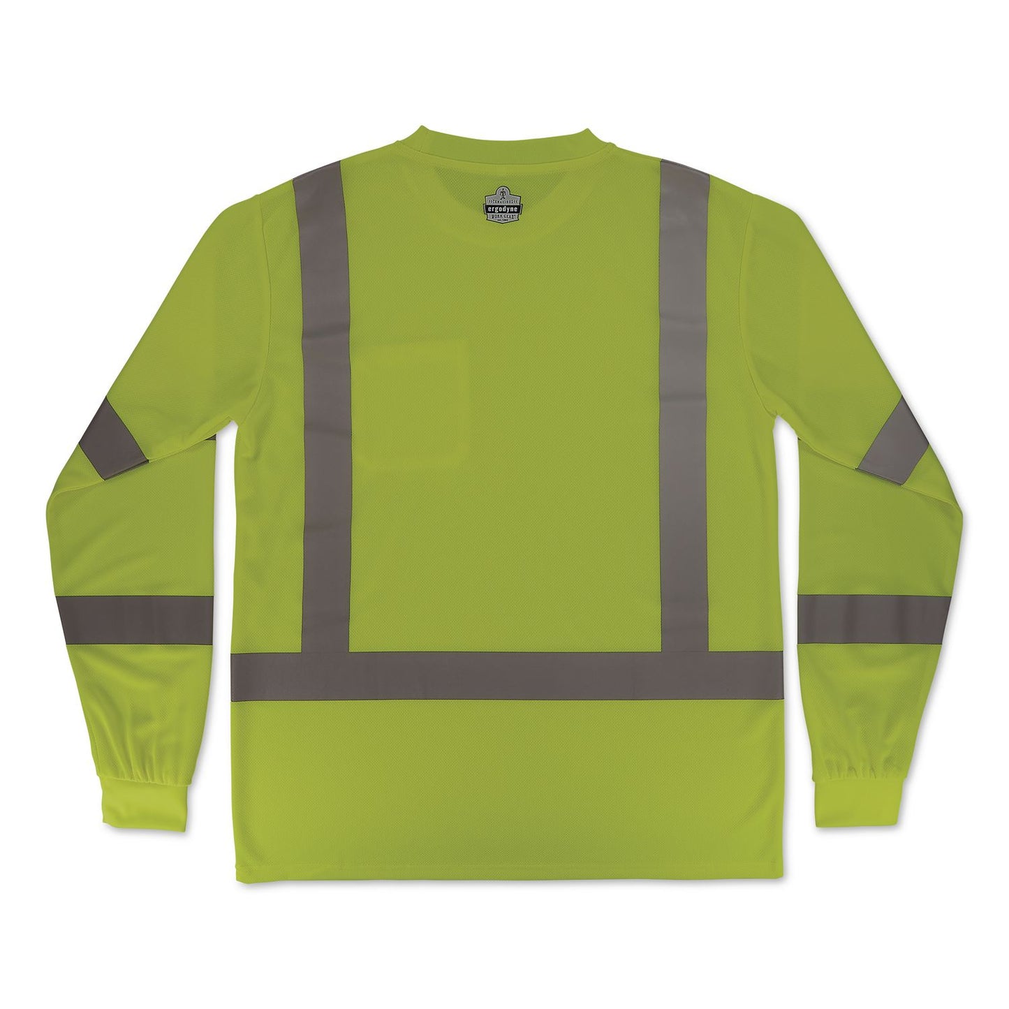 GloWear 8368 Class 3 Essential Hi-Vis Long Sleeve T-Shirt, Small, Lime
