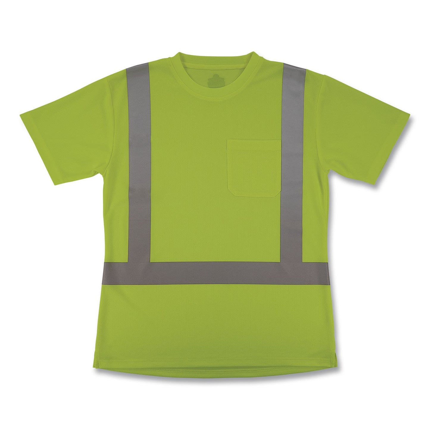 GloWear 8274 Class 2 Women's Essential Hi-Vis T-Shirt, Medium, Lime