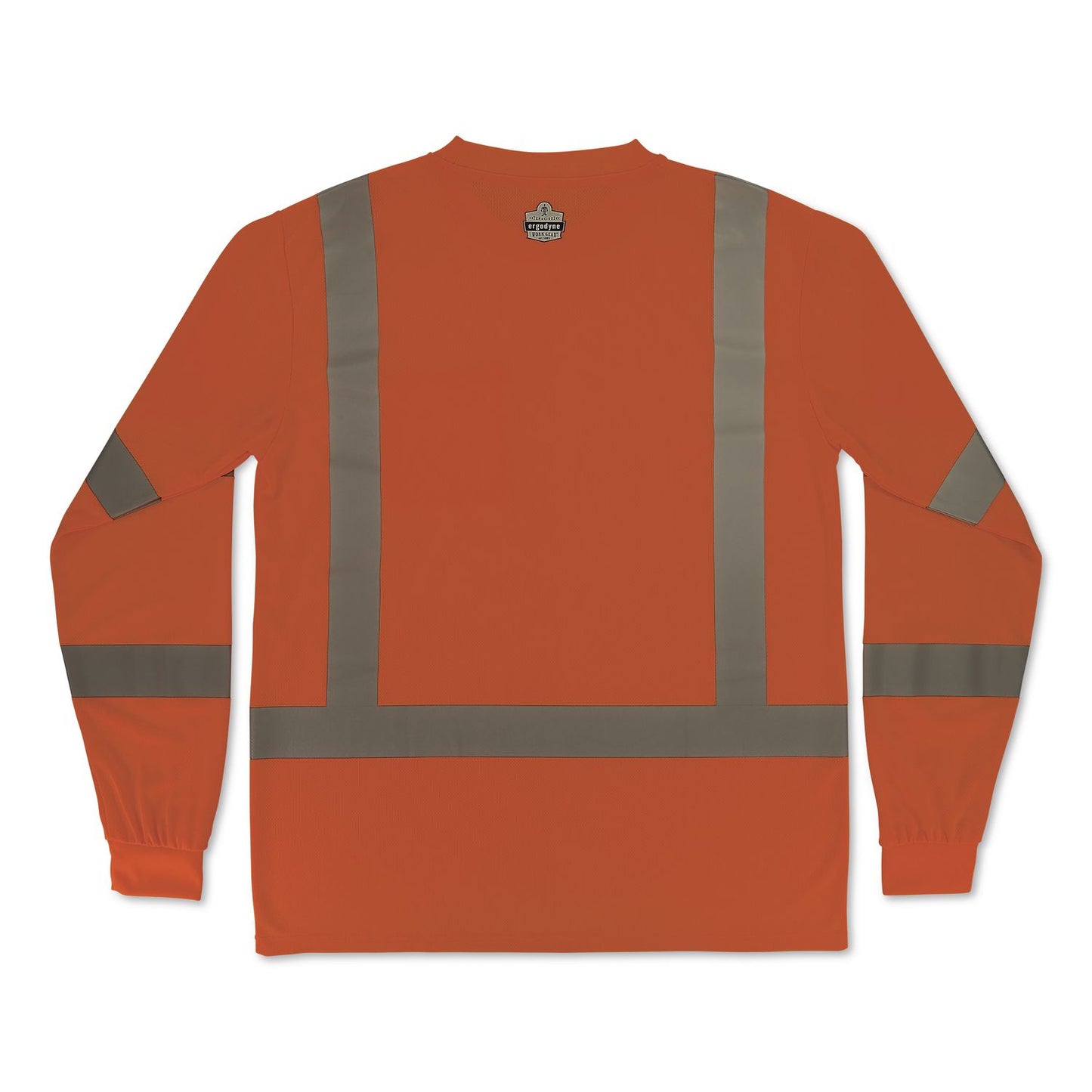 GloWear 8368 Class 3 Essential Hi-Vis Long Sleeve T-Shirt, Small, Orange