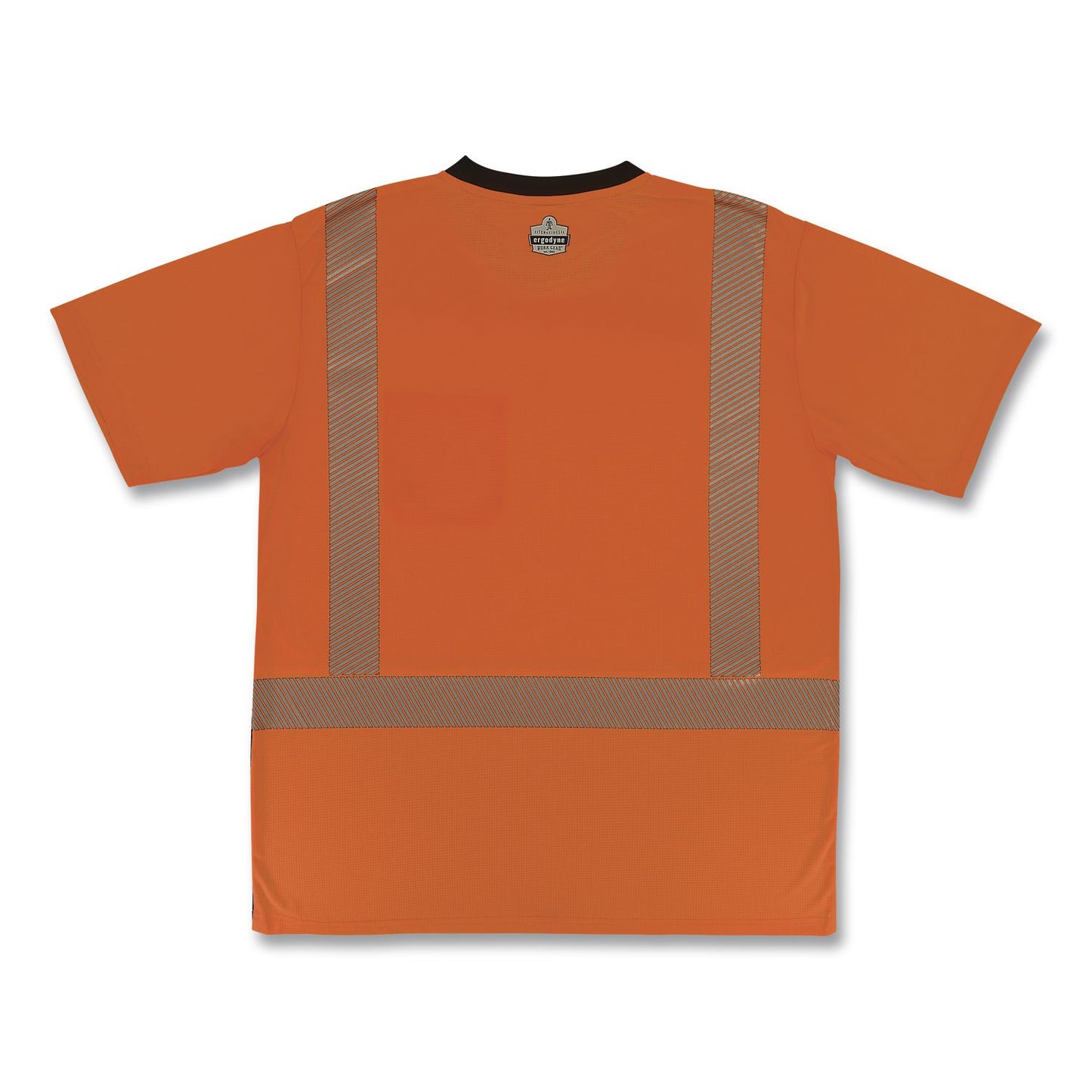 GloWear 8294BK Class 2 Performance Hi-Vis T-Shirt with Black Bottom, Medium, Orange