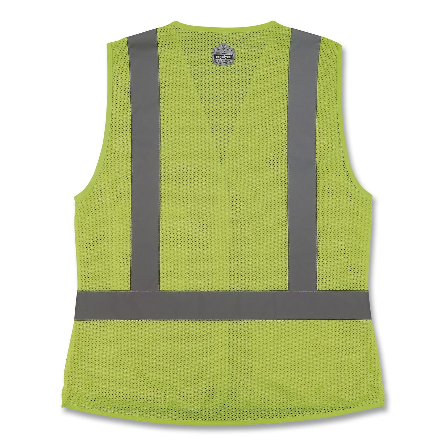 GloWear 8210HLW-S Class 2 Women's Hi-Vis Vest with Hook-and-Loop, Polyester, Small, Lime