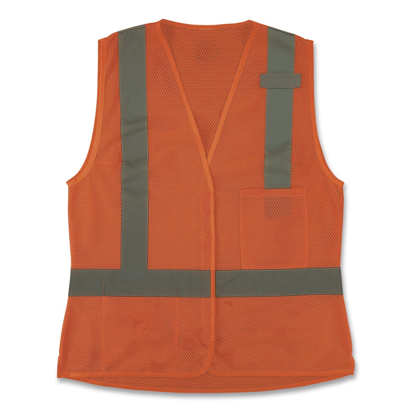 GloWear 8210HLW-S Class 2 Women's Hi-Vis Vest with Hook-and-Loop, Polyester, Medium, Orange