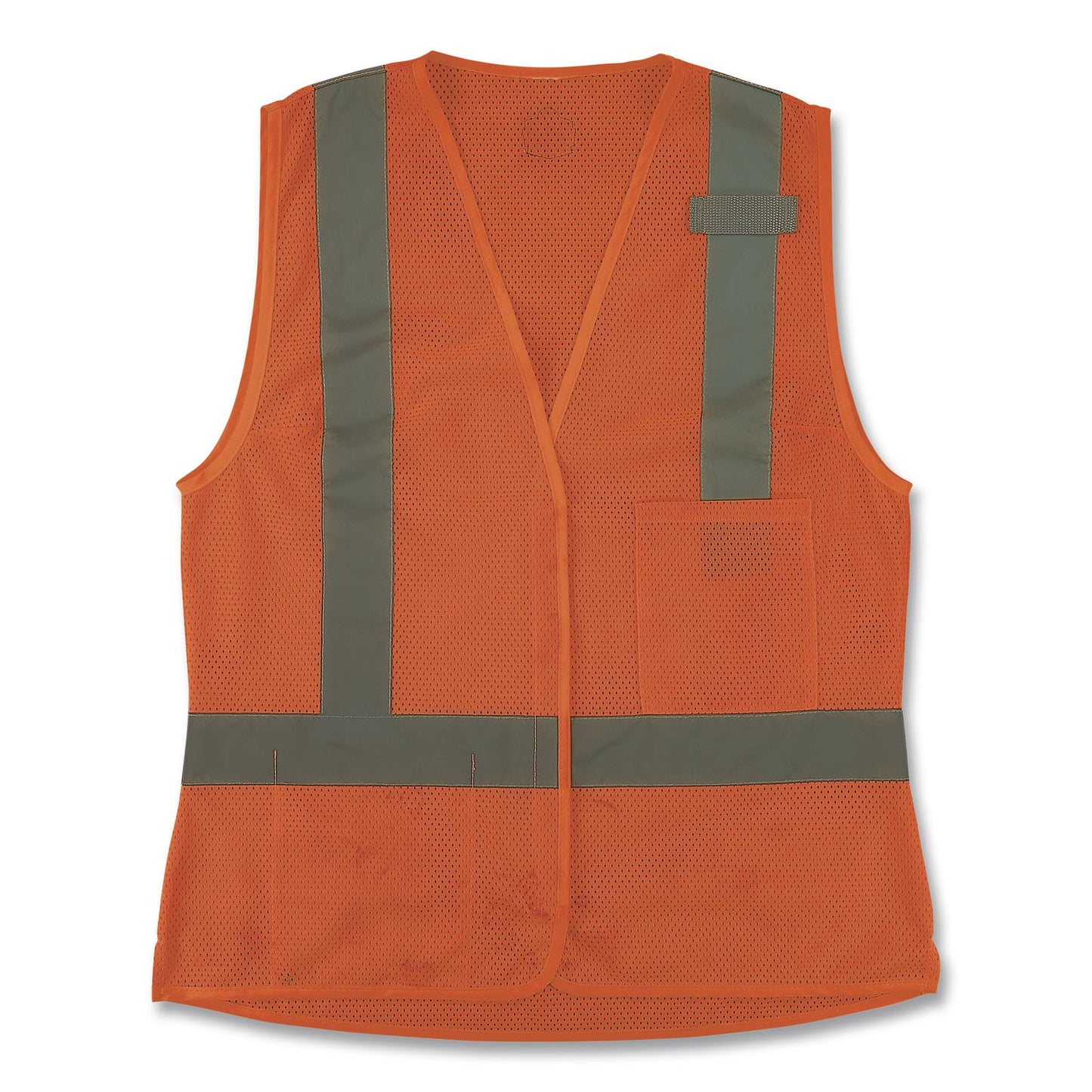 GloWear 8210HLW-S Class 2 Women's Hi-Vis Vest with Hook-and-Loop, Polyester, 2X-Large, Orange