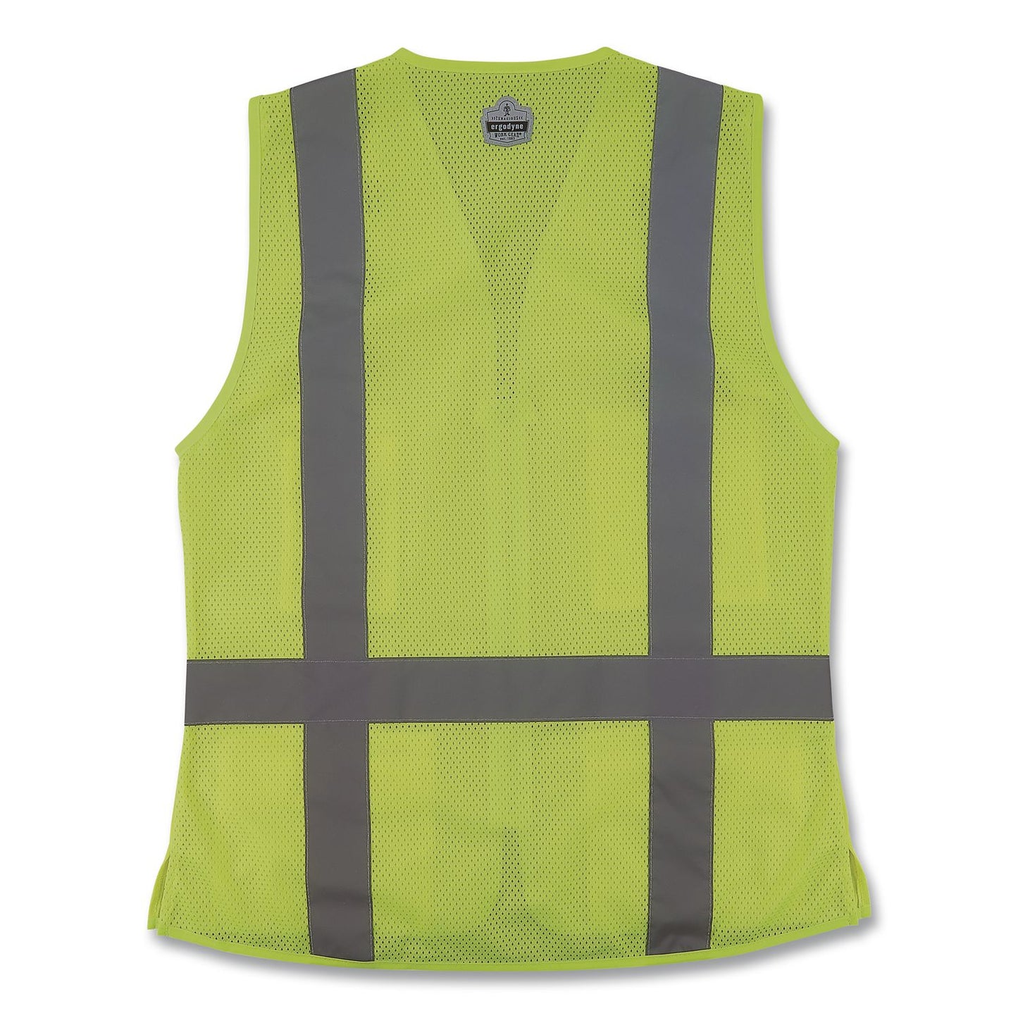 GloWear 8247ZW-S Class 2 Women's Hi-Vis Surveyor Vest with Zipper, Polyester, 3X-Large, Lime