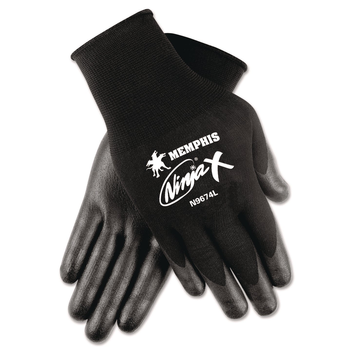 Ninja X Gloves, EN388: 412X, Medium, Black, Pair
