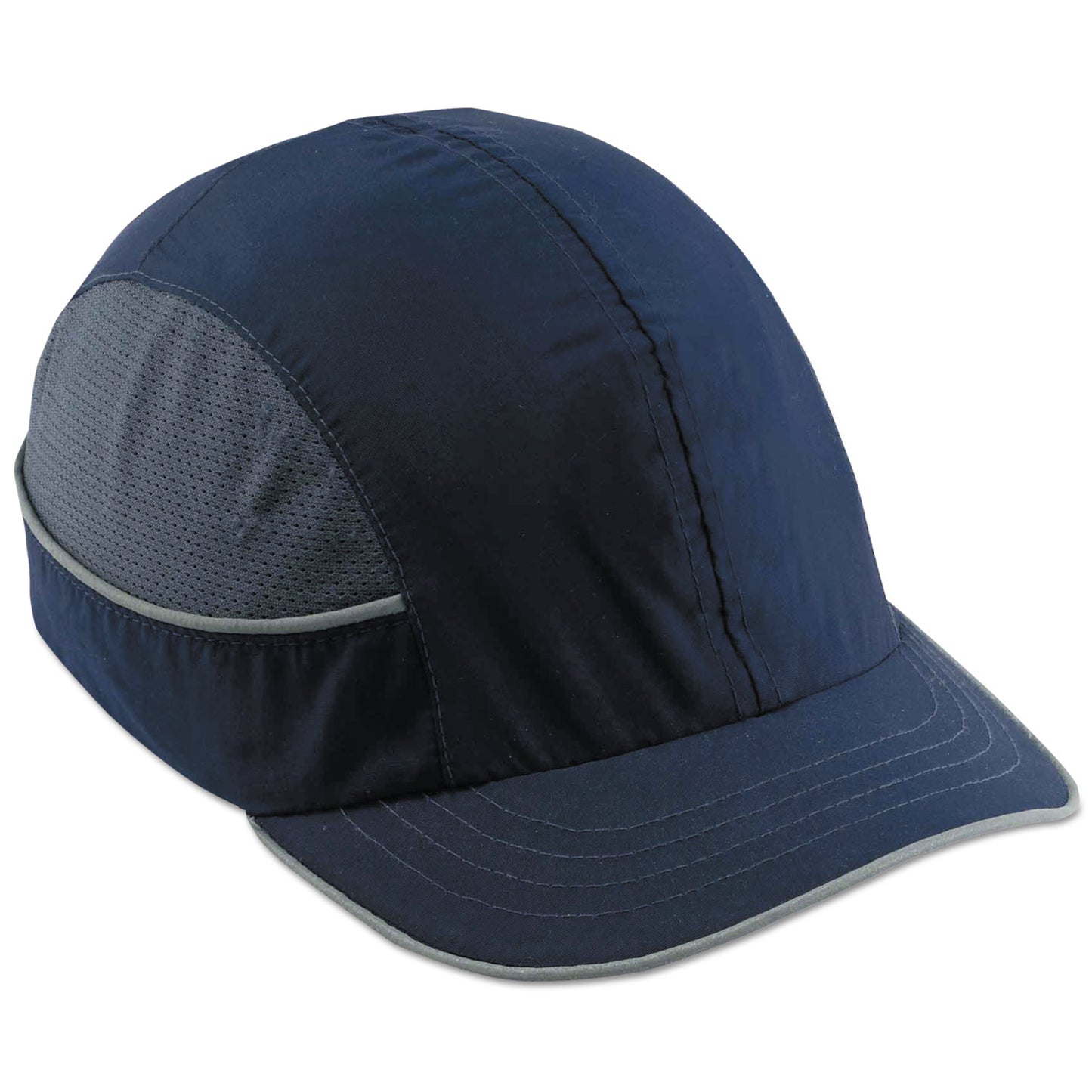 Skullerz 8950 Bump Cap, Short Front Brim, XXX-Small to Large (Up to 7.5), 0.01" Insert, Navy