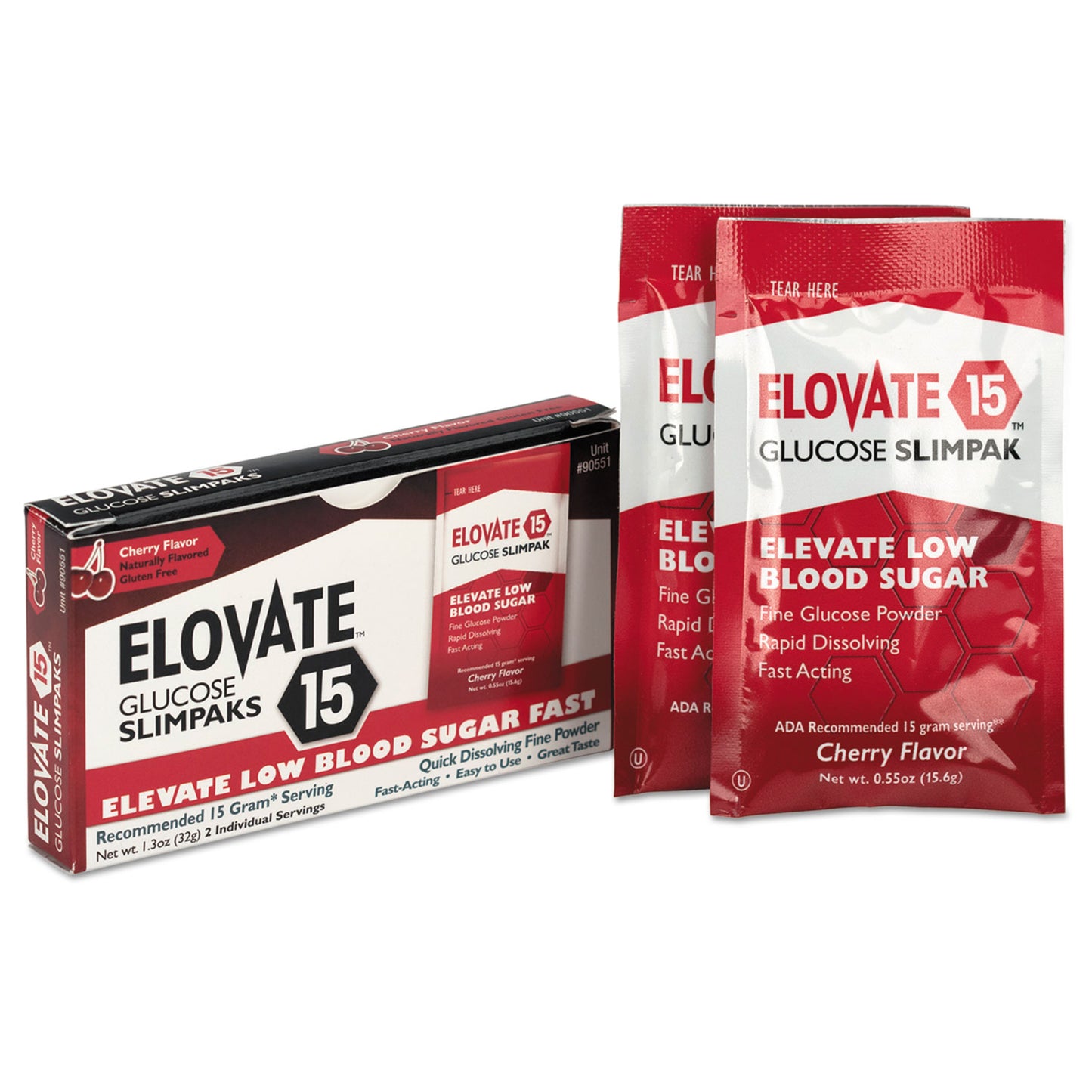 Refill for SmartCompliance General Business Cabinet, Glucose Slimpaks, 0.55 oz, 2/Pack