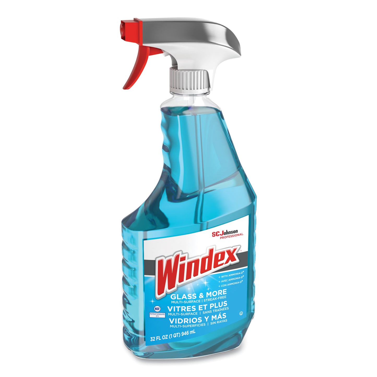 Ammonia-D Glass Cleaner, 32 oz Spray Bottle