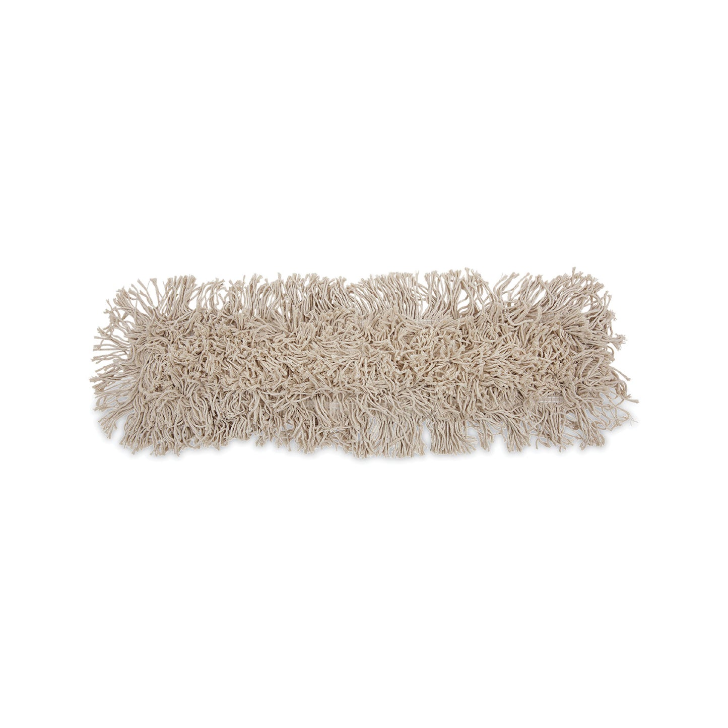 Industrial Dust Mop Head, Cotton, 24 x 3, White