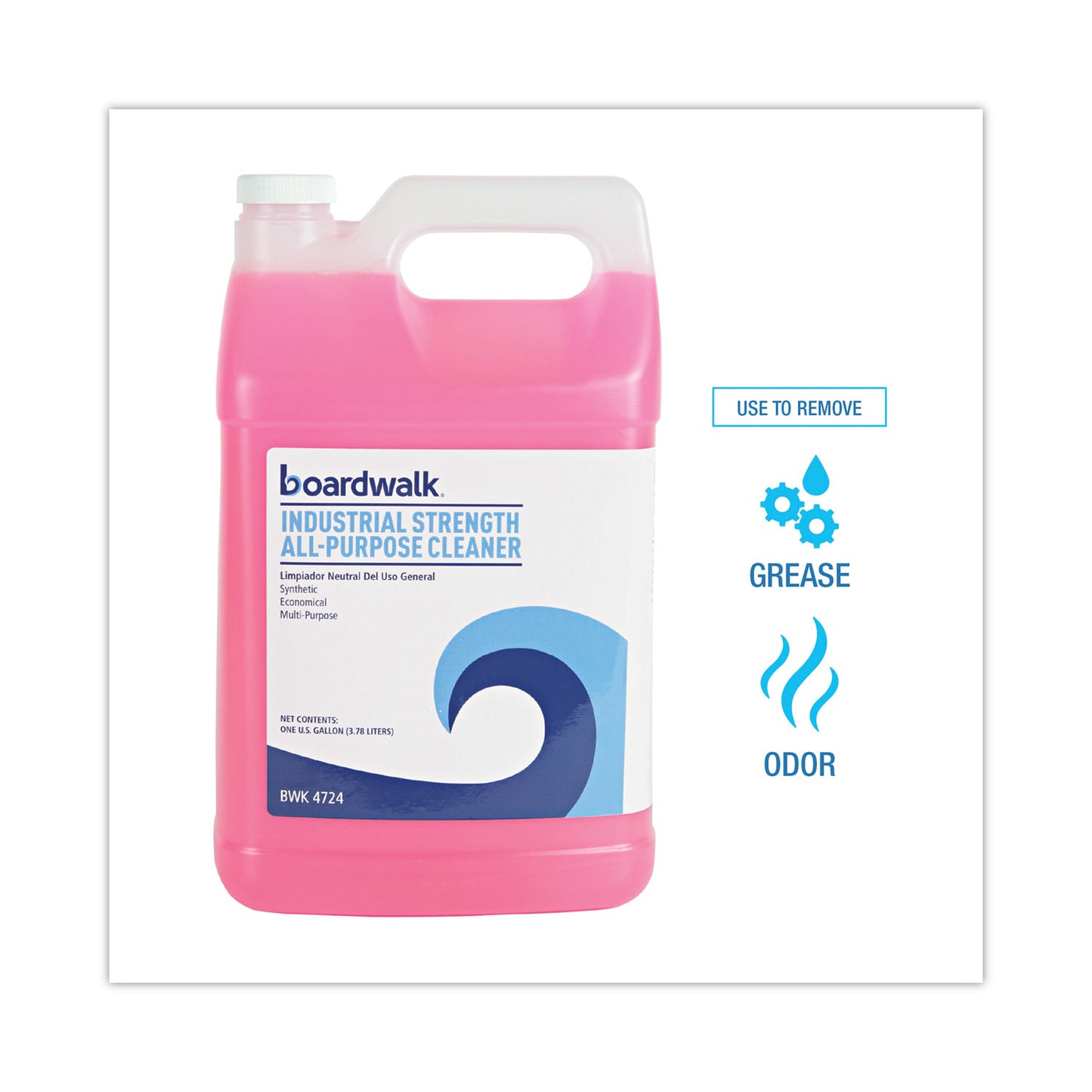 Industrial Strength All-Purpose Cleaner, Lemon Scent, 1 gal Bottle