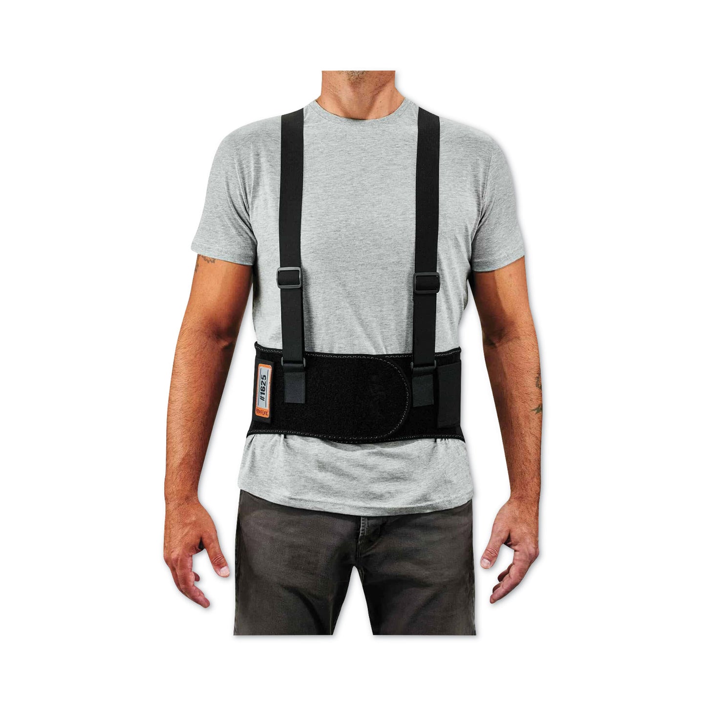 ProFlex 1625 Elastic Back Support Brace, X-Small, 20" to 25" Waist, Black