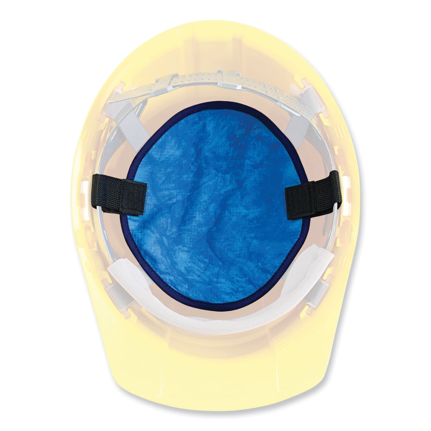 Chill-Its 6715CT Hard Hat Cooling Pad - PVA, 7 x 6.5, Blue