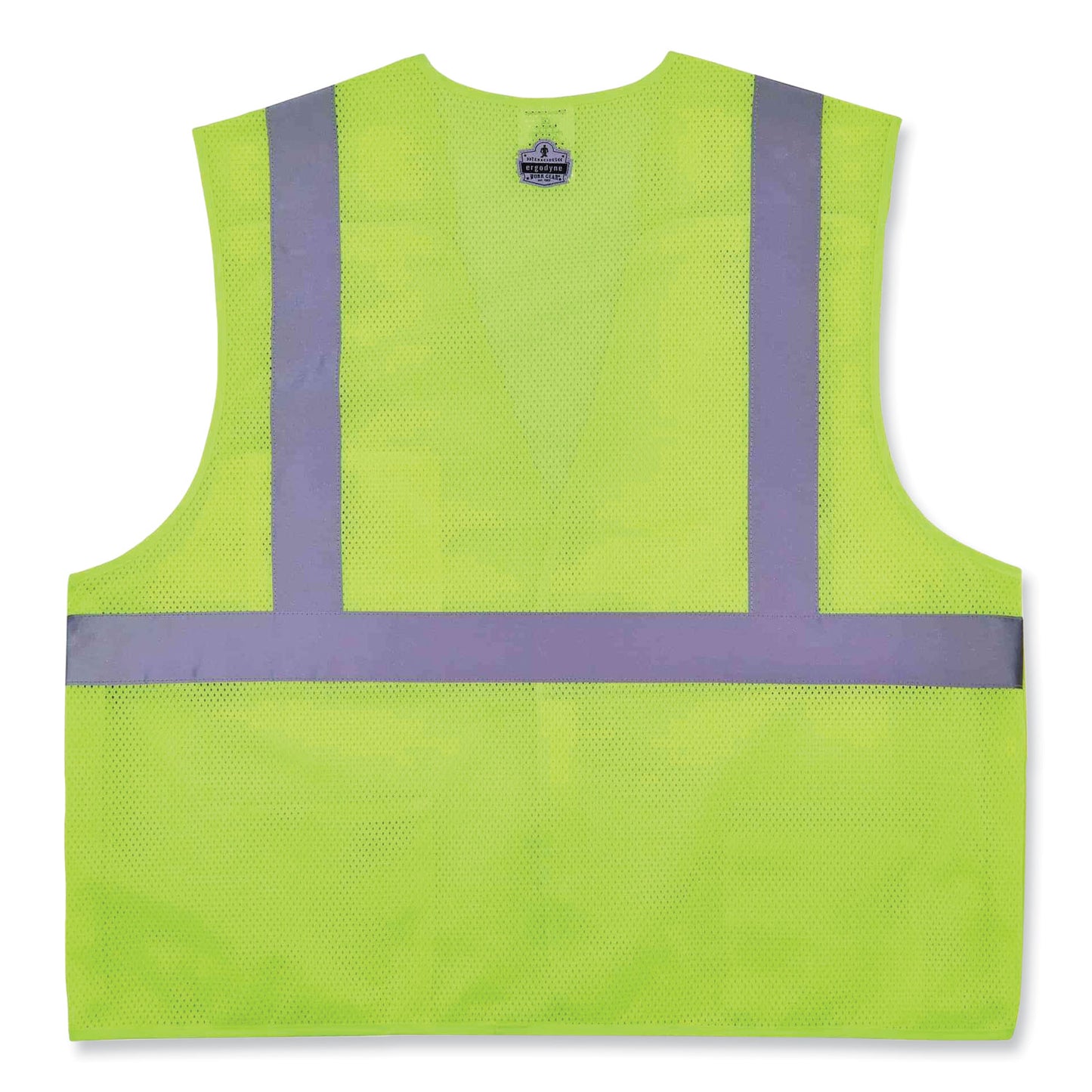 GloWear 8217BA Class 2 Breakaway Mesh Vest, Polyester, 4X-Large/5X-Large, Lime