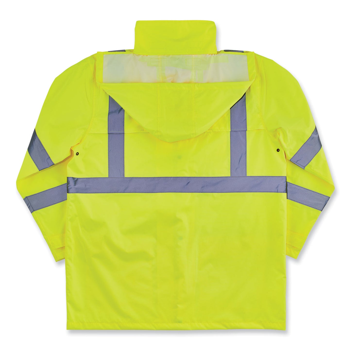 GloWear 8366 Class 3 Lightweight Hi-Vis Rain Jacket, Polyester, 4X-Large, Lime