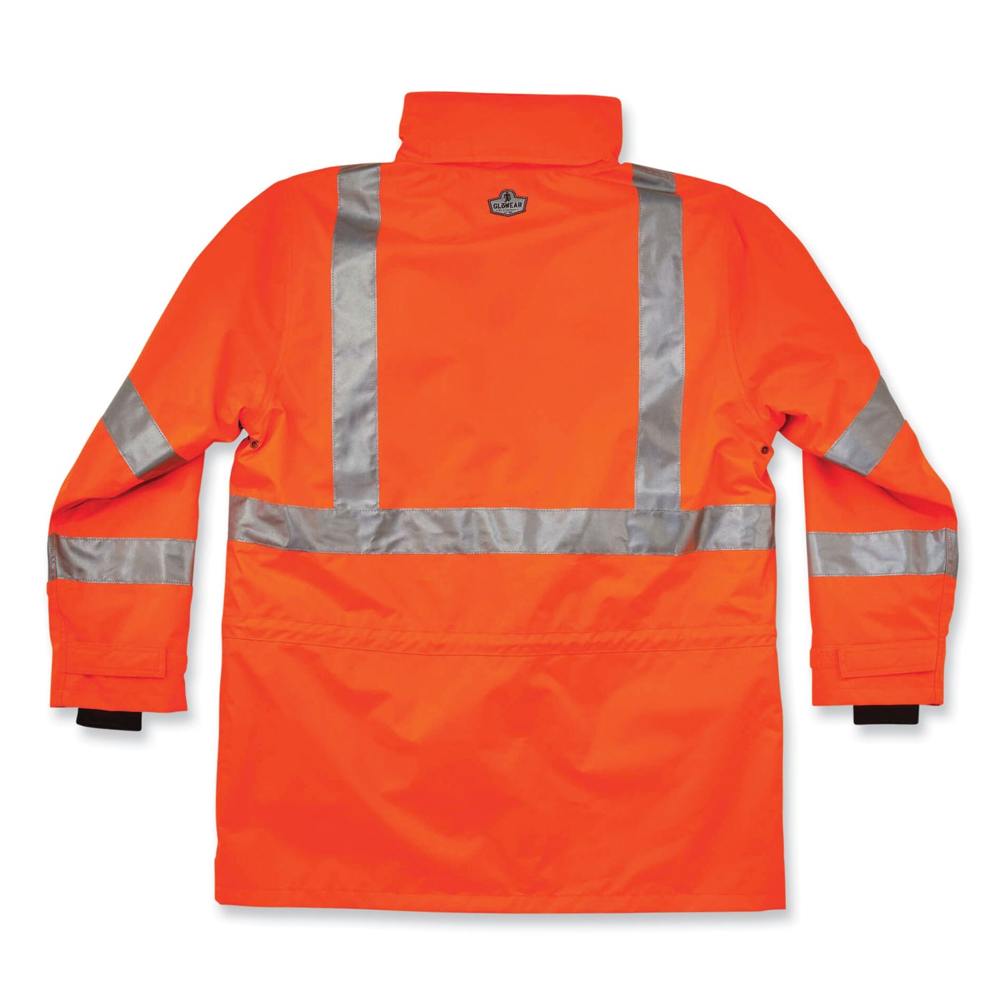 GloWear 8385 Class 3 Hi-Vis 4-in-1 Jacket, 4X-Large, Orange