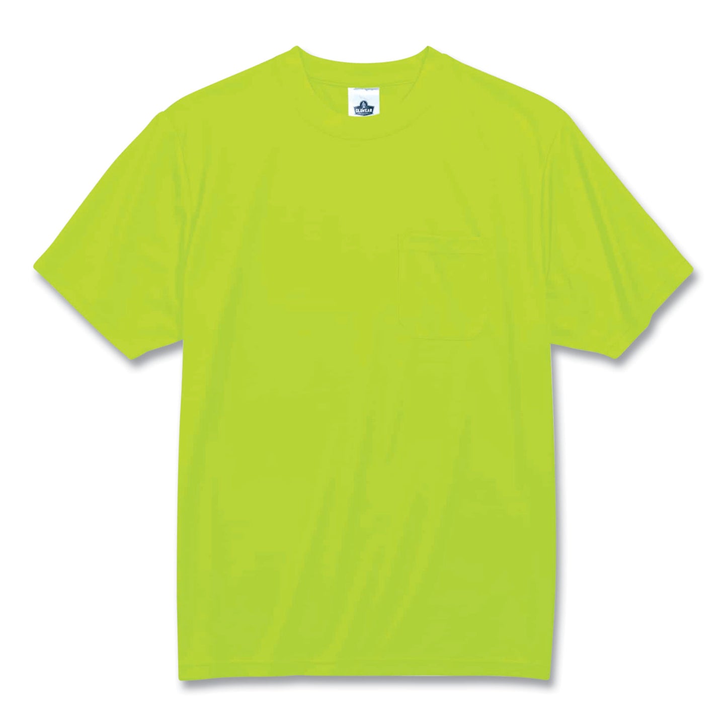GloWear 8089 Non-Certified Hi-Vis T-Shirt, X-Large, Lime