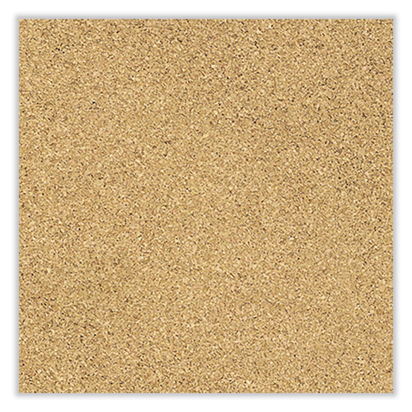 Aluminum-Frame Natural Corkboard, 24" x 18", Tan Surface, Satin Aluminum Frame