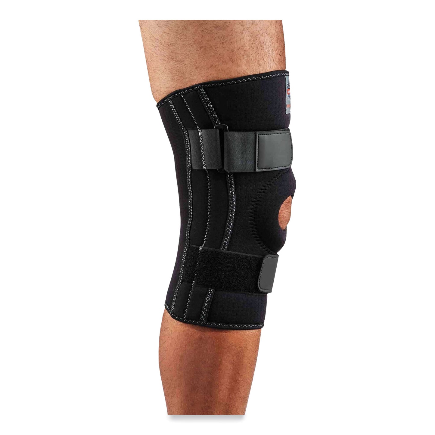ProFlex 620 Open Patella Spiral Stays Knee Sleeve, Medium, Black