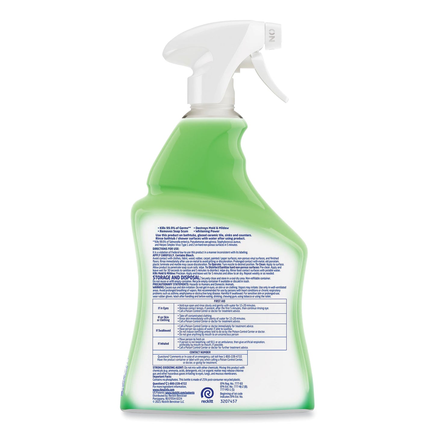 Multi-Purpose Cleaner With Bleach, 32 Oz Spray Bottle