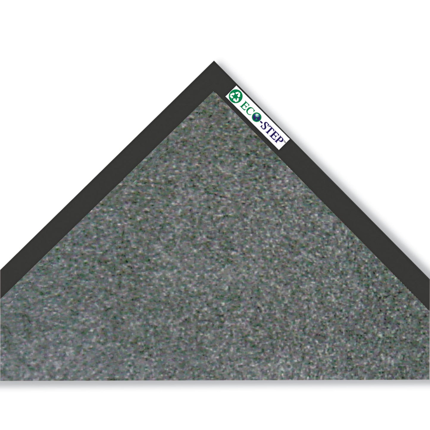 EcoStep Wiper Mat, Rectangular, Charcoal Gray Cut Pile Surface, 36" x 60"