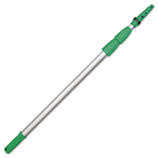 Opti-Loc Extension Pole, 18 Ft, Three Sections, Green/silver