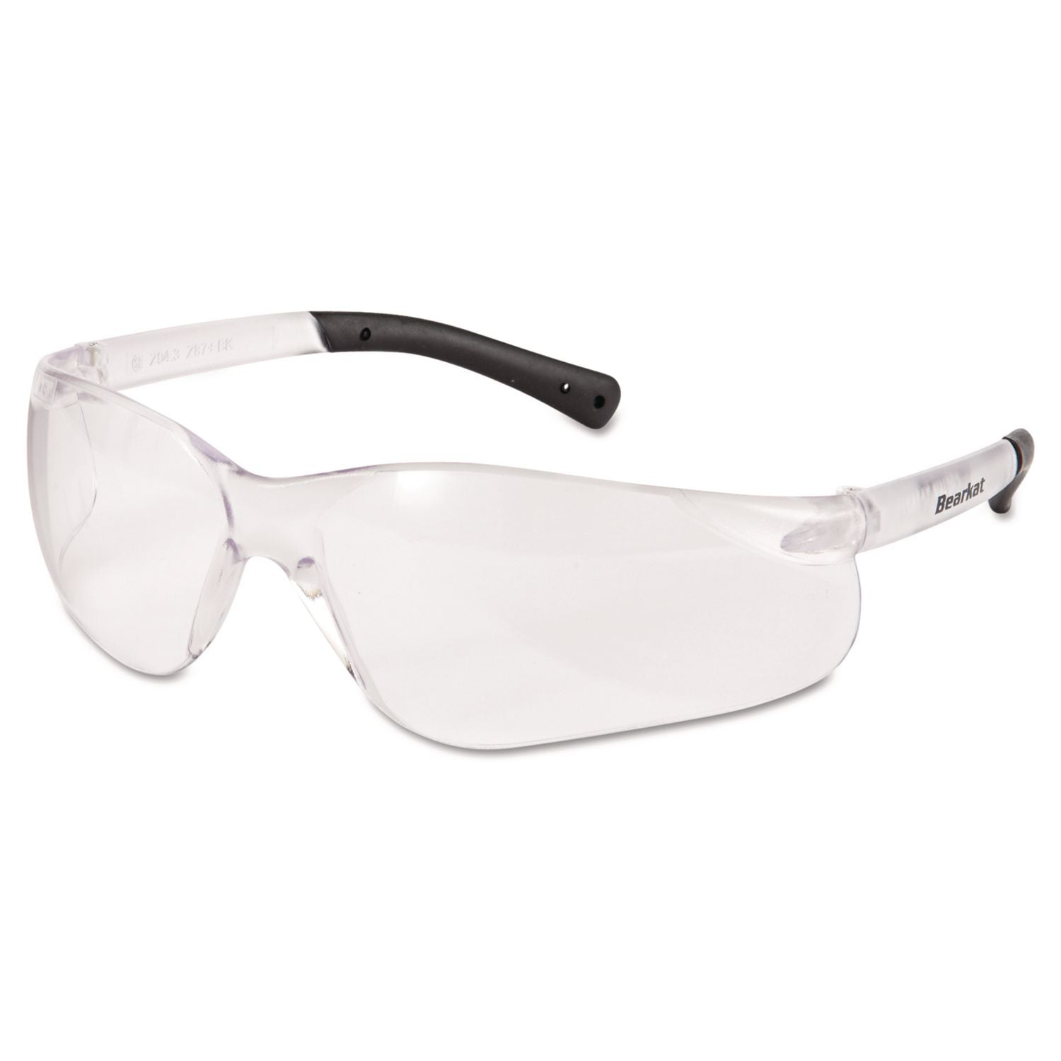 BearKat Safety Glasses, Frameless, Clear Single Anti-Fog Lens