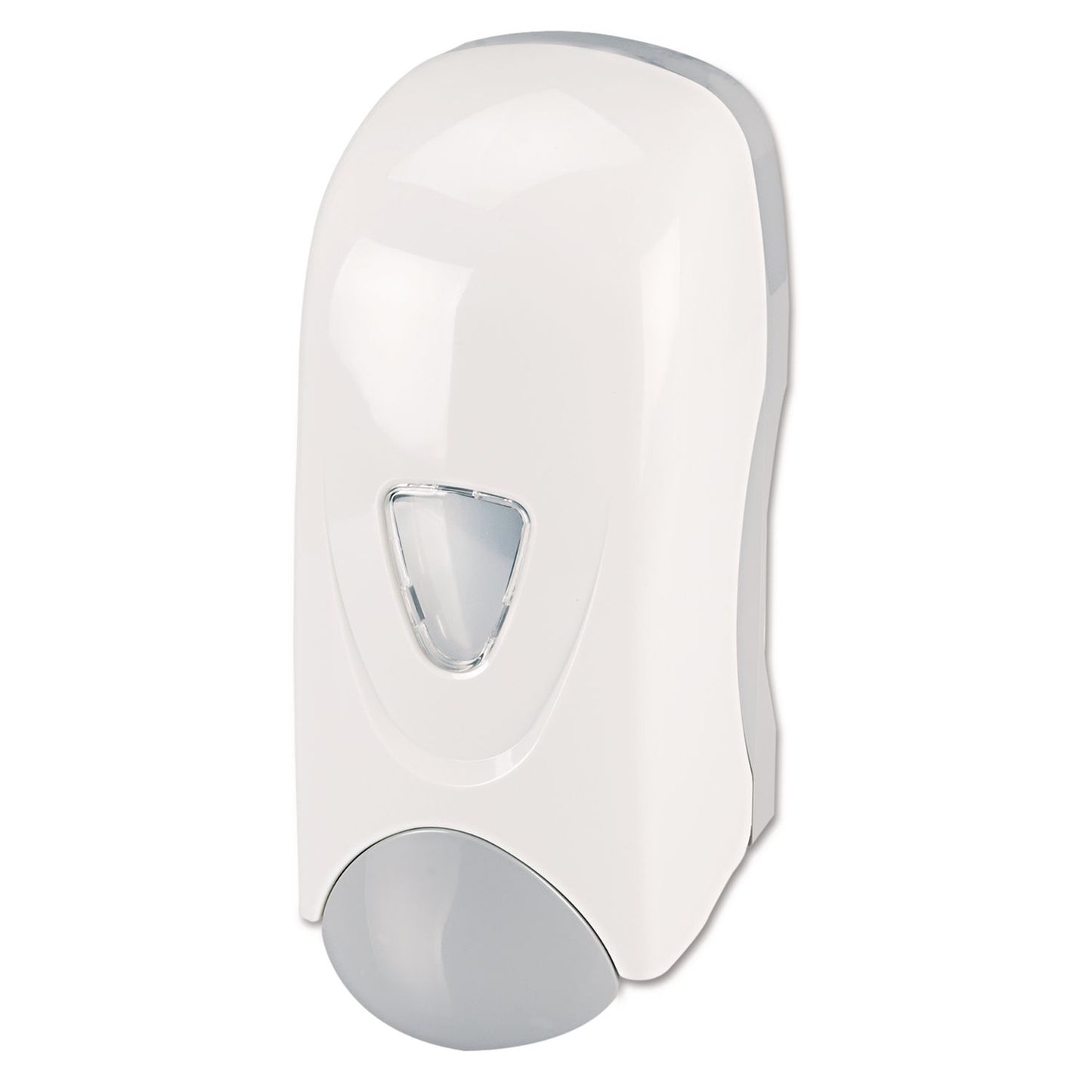 Foam-Eeze Bulk Foam Soap Dispenser With Refillable Bottle, 1,000 Ml, 4.88 X 4.75 X 11, White/gray