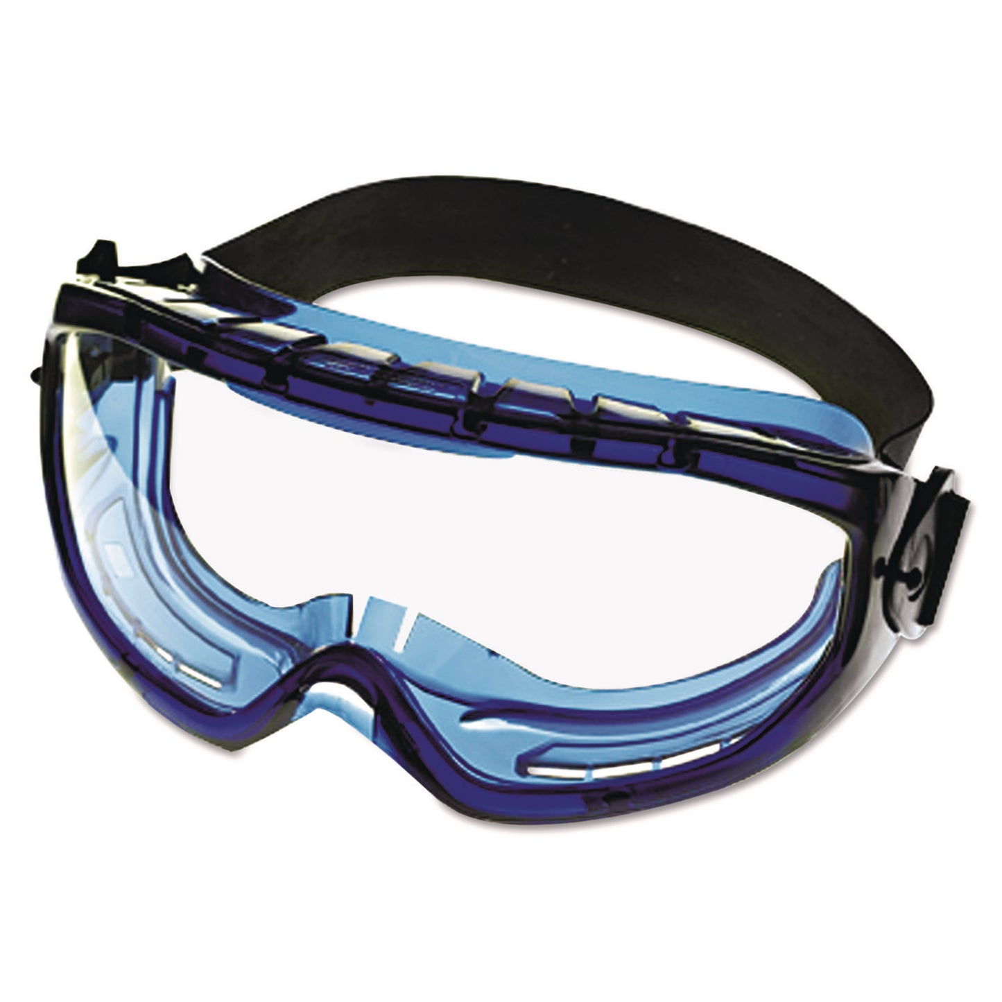 V80 Monogoggle XTR, OTG, Clear Anti-Fog Lens, Blue Frame