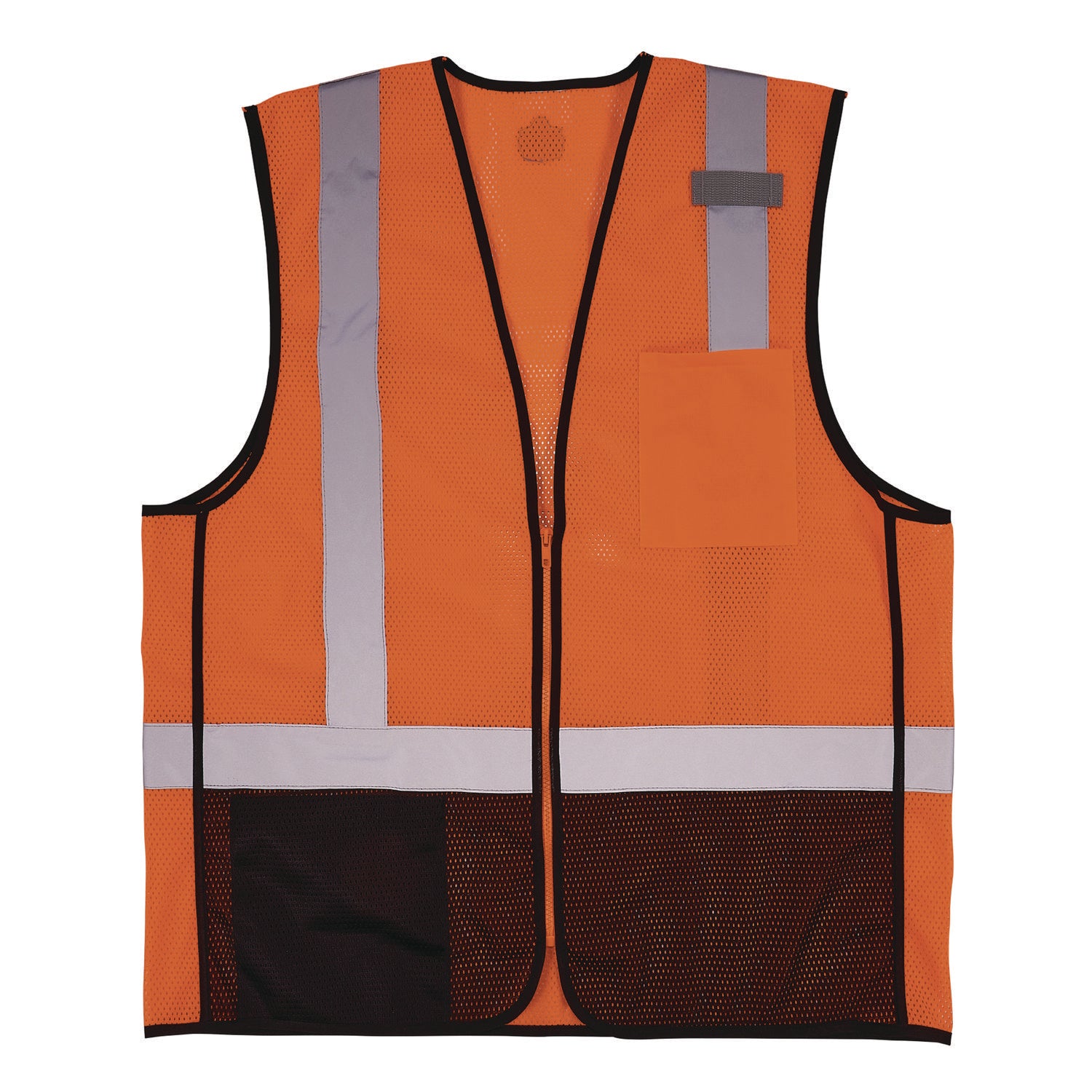 GloWear 8210Z Hi-Vis Class 2 Mesh Vest, Polyester, 4X-Large to 5X-Large, Orange