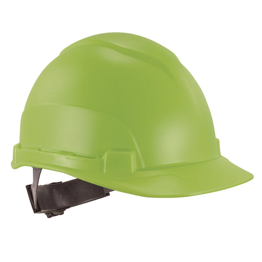 Skullerz 8967 Class E Lightweight Cap-Style Hard Hat, 6-Point Standard Ratchet, One Size Fits Most (6.5 to 8.25), Lime