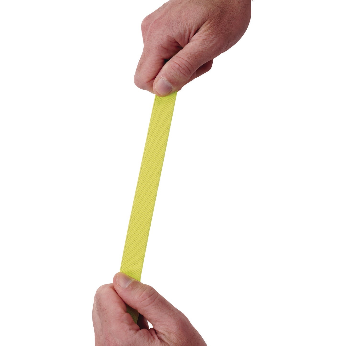 Squids 3155 Elastic Lanyard with Clamp, 2 lb Max Working Capacity, 18"-48" Long, Lime, 10/Pack