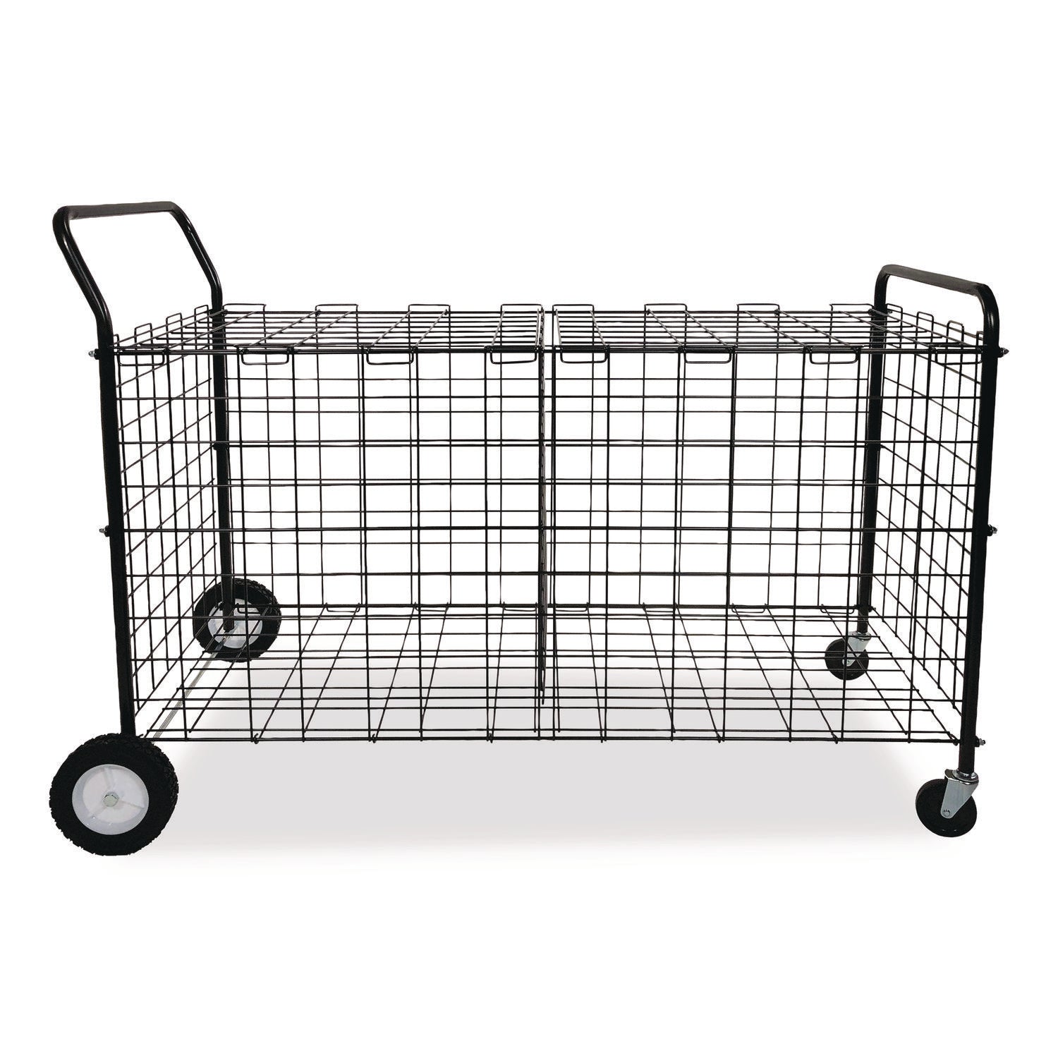 Double-Sided Lockable Ball Locker, Metal, 176 lb Capacity, 24 x 59 x 37, Black