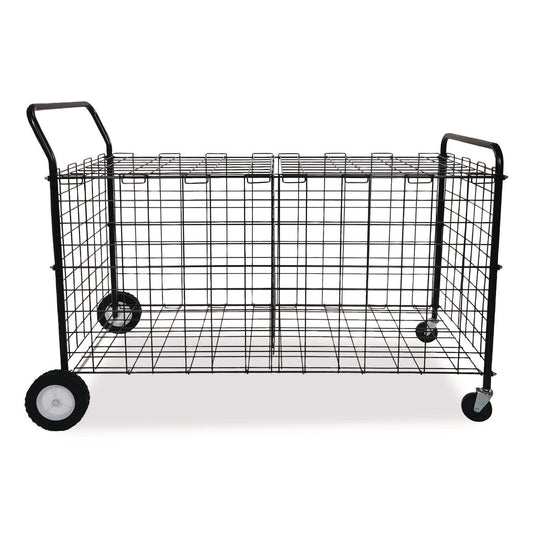 Double-Sided Lockable Ball Locker, Metal, 176 lb Capacity, 24 x 59 x 37, Black
