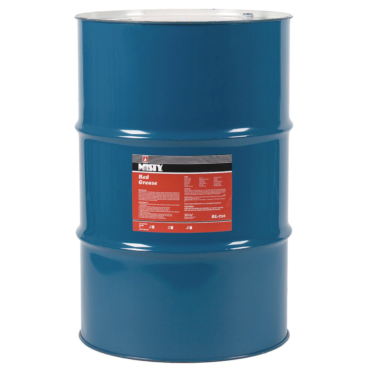 NLGI #2 Red Grease, 120 lb Drum
